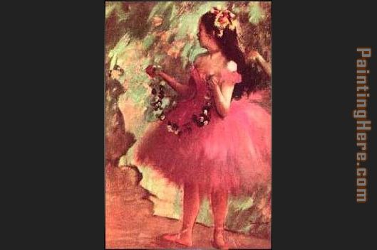 Dancer in a Rose Dress painting - Edgar Degas Dancer in a Rose Dress art painting